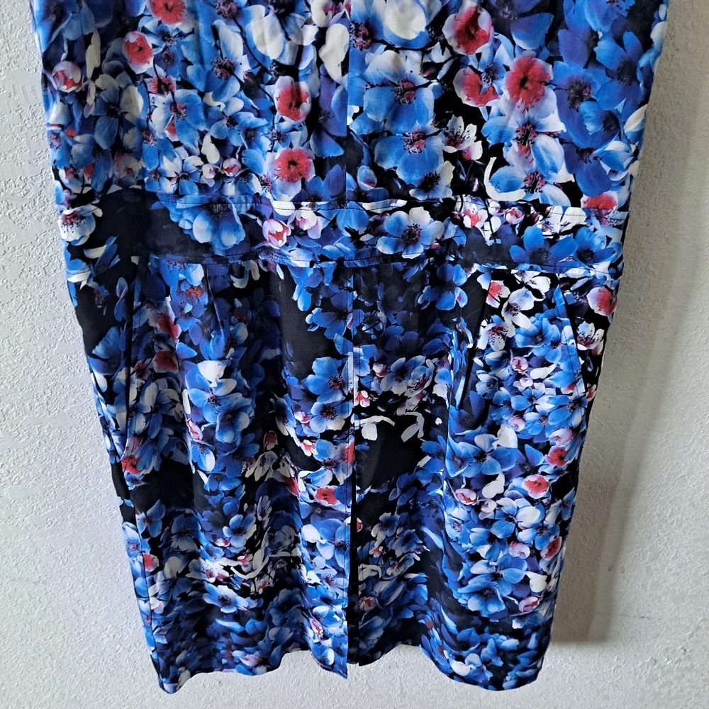 J. Crew Inky Floral Dress - Picture 3 of 7
